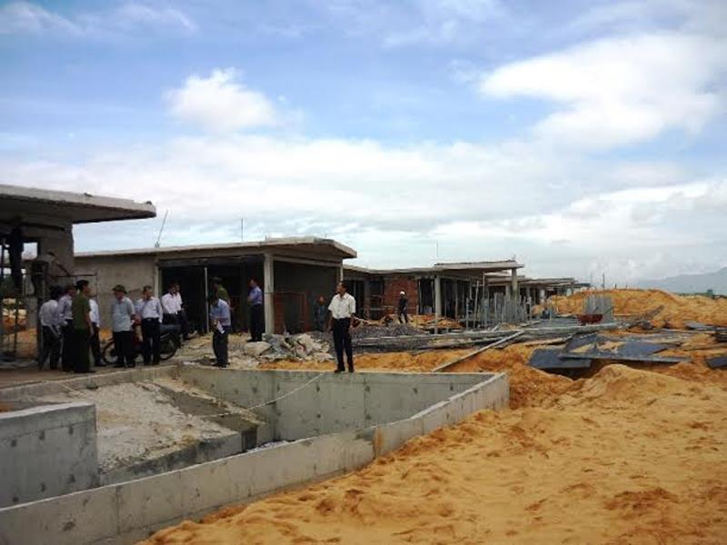 FLC xây dựng khu resort trên bờ biển xã Nhơn Lý (TP Quy Nhơn).