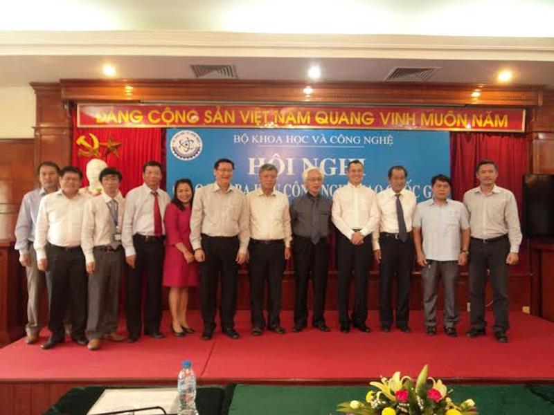 Quang cảnh hội nghị giao ban thường niên của ba Khu công nghệ cao cấp quốc gia Hòa Lạc, Thành phố Hồ Chí Minh, Đà Nẵng
