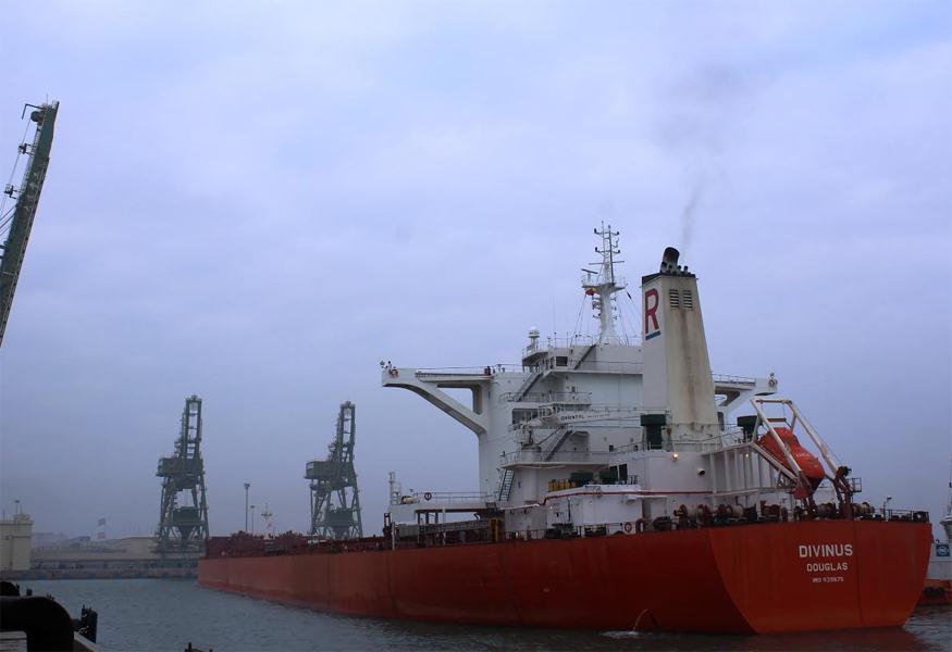 Tàu Divinus 170.000 tấn cập cảng Sơn Dương
