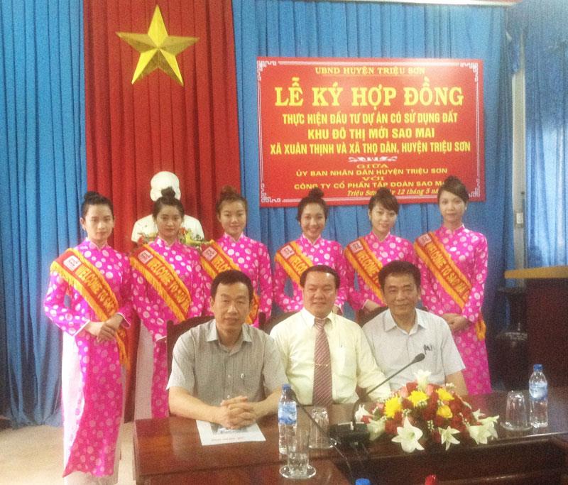 Tập đoàn Sao Mai đầu tư Dự án Khu đô thị mới Sao Mai tại huyện Triệu Sơn -Thanh Hóa