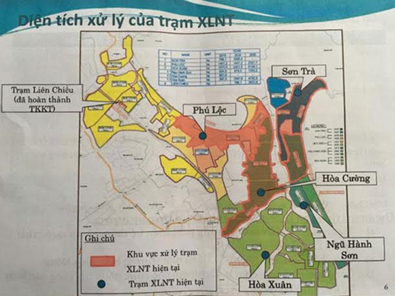 Hiện trạng các trạm xử lý nước thải trên địa bàn thành phố Đà Nẵng nằm trong kế hoạch tư vấn của JICA và Nippon Koie. Ảnh: Hà Minh