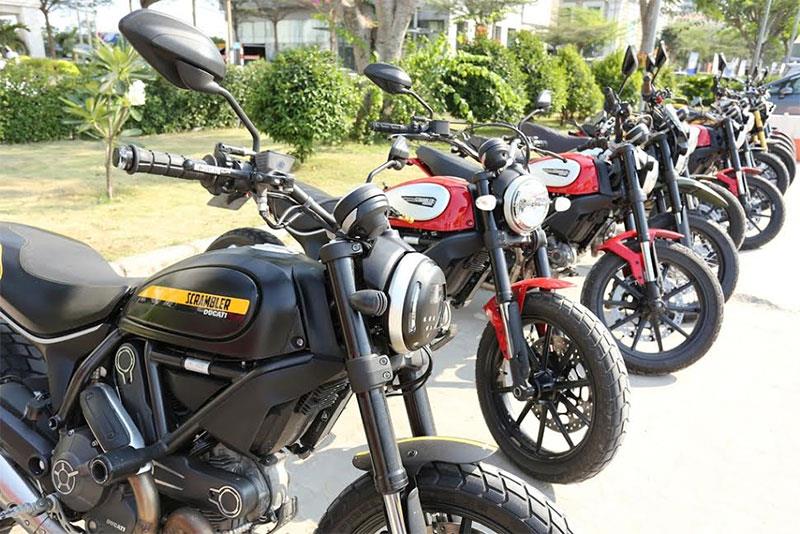 Dòng Motor kiểu cổ điển Scambler của Ducati.