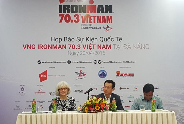 Họp báo về cuộc thi thể thao VNG IRONMAN 70.3 VIETNAM mùa thứ 2-2016