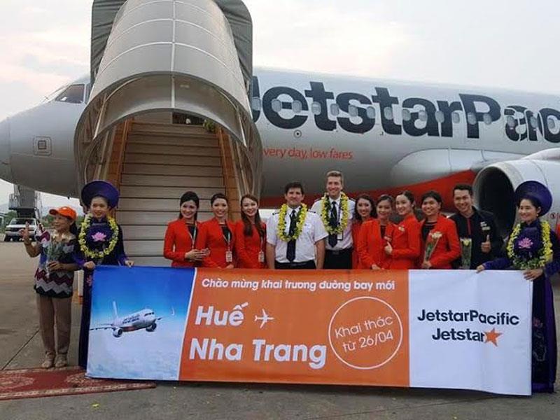 JestarPacific khai trương đường bay mới Huế- Nha Trang.