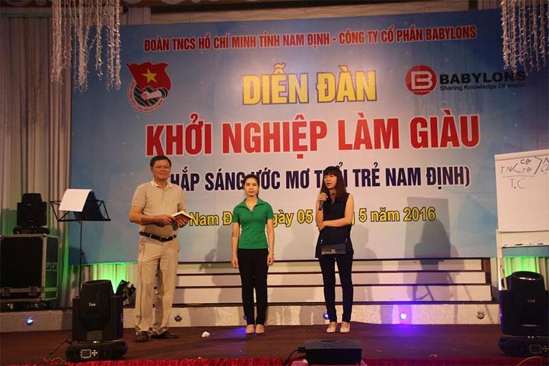 Những câu chuyện, những chia sẻ của doanh nhân Phạm Quang Dũng tại diễn đàn nhận được sự hưởng ứng tích cực của giới trẻ Nam Định.