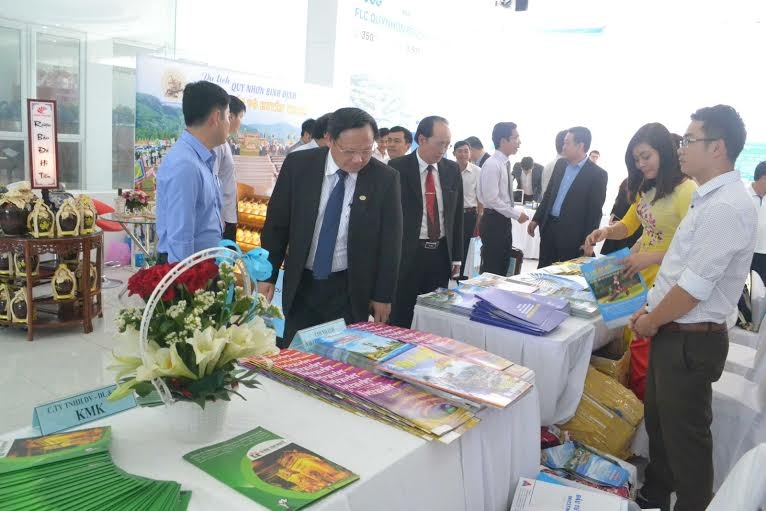 Quảng bá hình ảnh về tiềm năng du lịch Bình Định tại Hội nghị xúc tiến du lịch 2016.