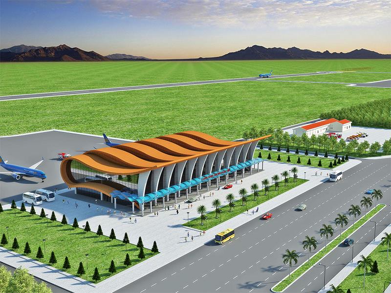 Phổi cảnh tổng thể hạng mục dân dụng Dự án Sân bay Phan Thiết.