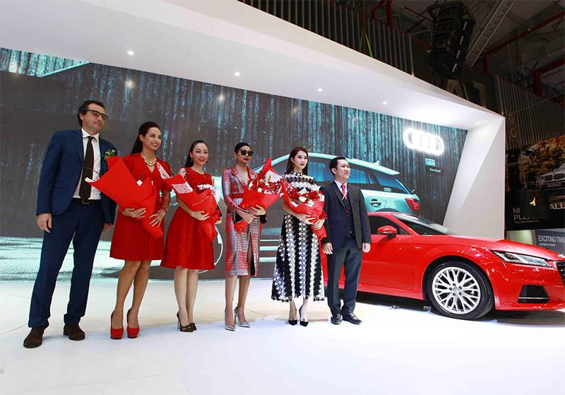 Audi ra mắt những đại sứ thương hiệu tại triển lãm.