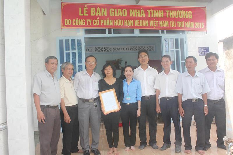 trao nhà cho gia đình bà Văn Thị Phúc - xã Phước Khánh - Nhơn Trạch - ĐN