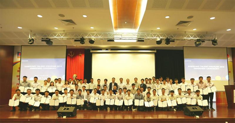 Nhiều sinh viên Việt Nam đã nhận được học bổng từ Samsung.