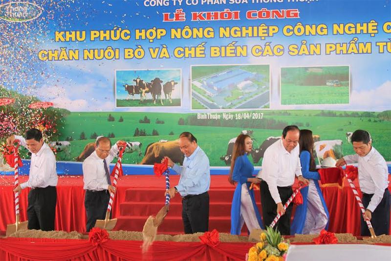 Thủ tướng Nguyễn Xuân Phúc động thổ Dự án.