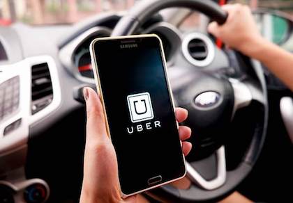 Uber - Một trong những công ty công nghệ cung cấp dịch vụ gọi xe lớn nhất thế giới.