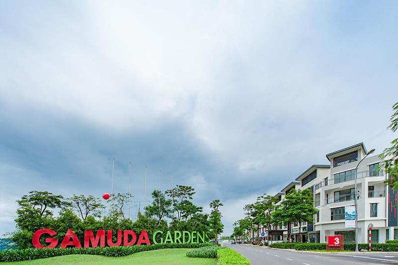 Khu đô thị Gamuda Gardens có vị trí liên thông với các trục đường lớn