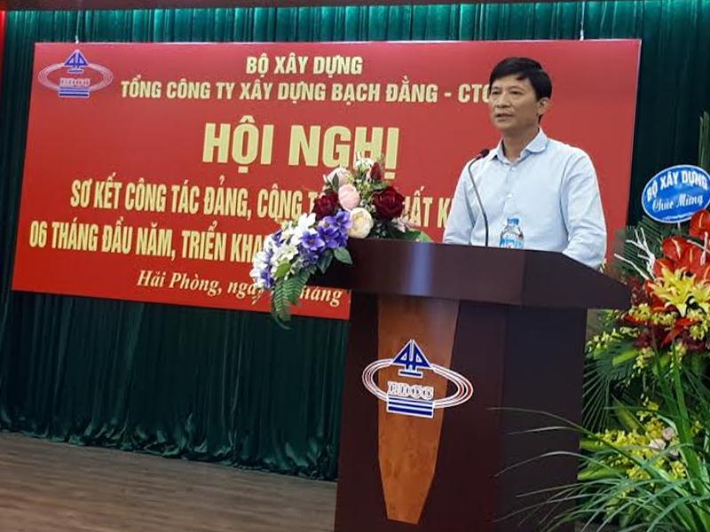 Ông Nguyễn Trọng Khải, Tổng giám đốc BDCC phát biểu tại Hội nghị