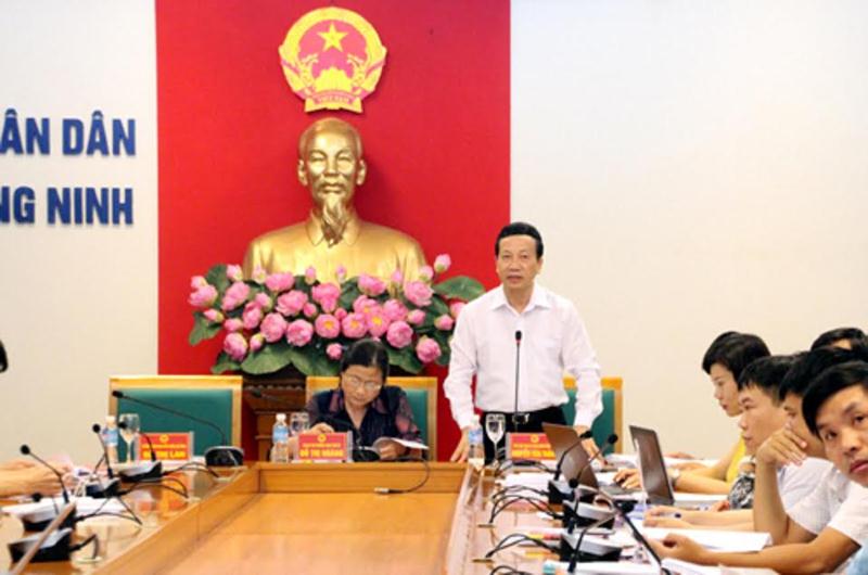 Ông Nguyễn Văn Thành, Phó Chủ tịch UBND tỉnh Quảng Ninh, kết luận tại hội nghị
