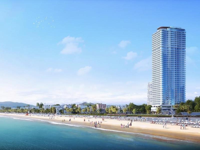 Dự án TMS Luxury Hotel & Residence Quy Nhon 4 mặt hướng biển.