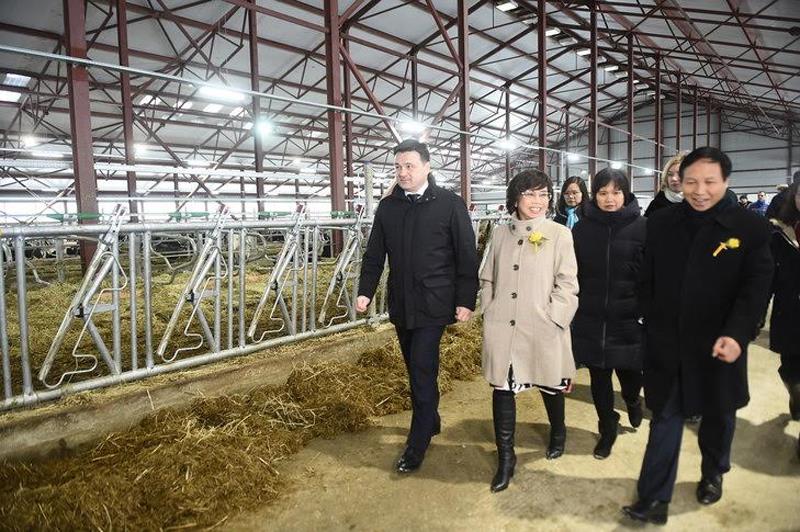 Sự kiện khánh thành trang trại bò sữa đầu tiên là bước tiến quan trọng của Dự án 2,7 tỷ USD của TH