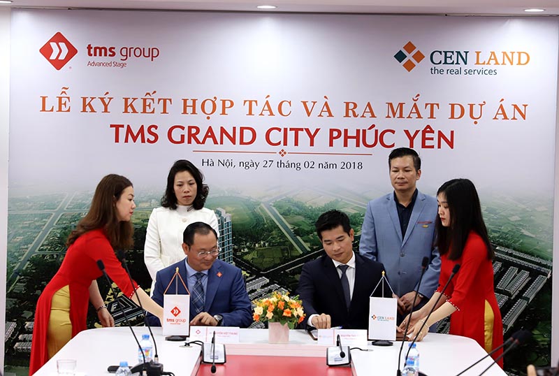 TMS Group và CENLAND chính thức bắt tay hợp tác phát triển và cho ra mắt Dự án TMS Grand City Phúc Yên.