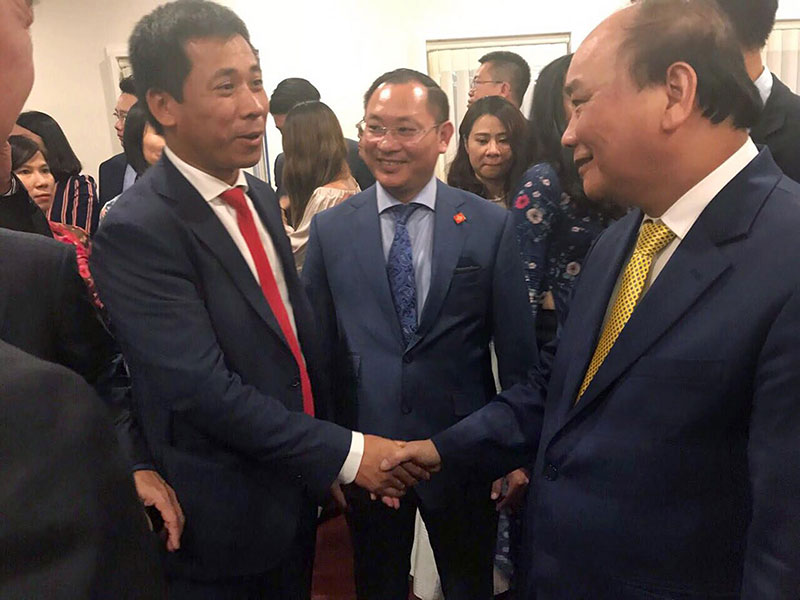 Phó Chủ tịch VEAS Nguyễn Bá Luận hội kiến Thủ tướng Nguyễn Xuân Phúc