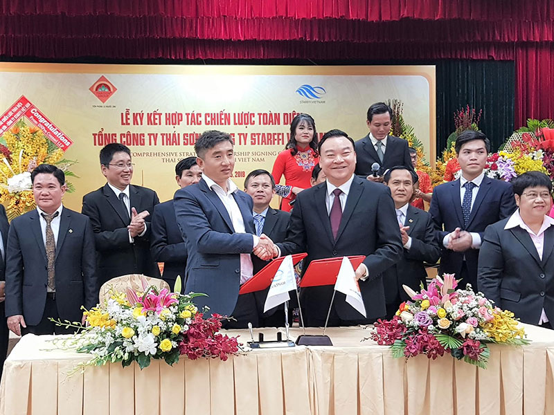 Tổng công ty Thái Sơn (Bộ Quốc phòng) và Công ty TNHH đầu tư bất động sản Starffi Việt Nam ký kết cùng phát triển Dự án bất động sản công nghiệp tại Long An..