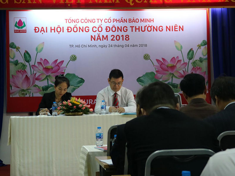 Đại hội đồng cổ đông 2018 Bảo Minh đã thông qua kế hoạch đạt doanh thu trên 4.318 tỷ đồng.