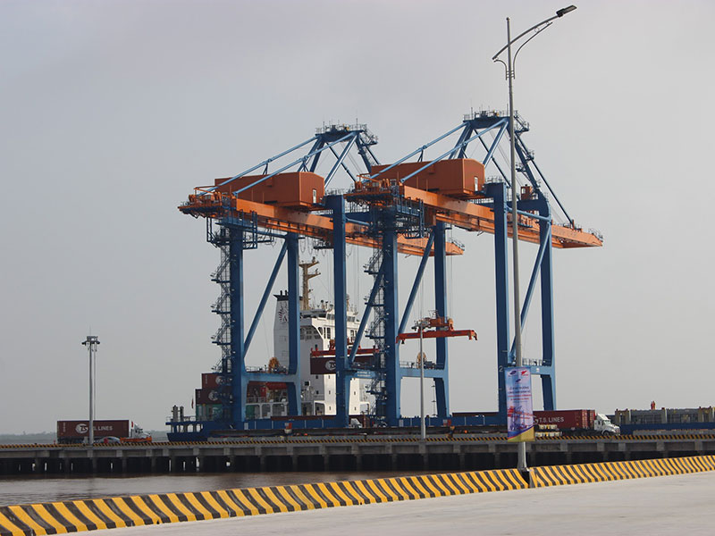 Cảng Nam Đình Vũ có khả năng đón tàu trọng tải 40.000 DWT.