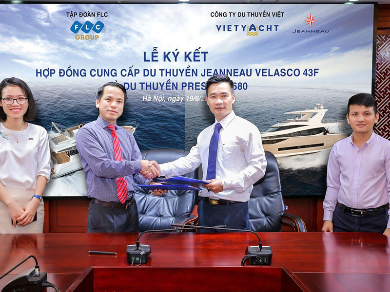 Vietyacht ký hợp đồng cung cấp du thuyền hạng sang cho tập đoàn FLC.
