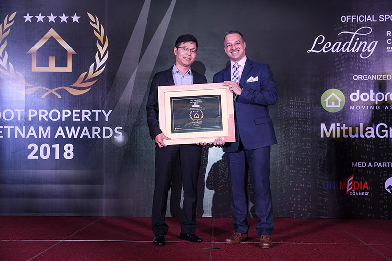 Vietracimex nhận giải People's  Choice Award cho Dự án Hinode City