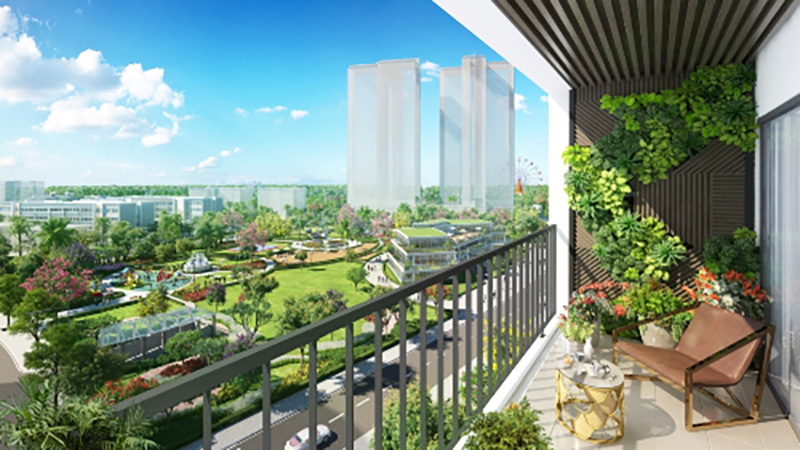 Tầm view đắt giá từ mỗi căn hộ tại Eco-Green Saigon