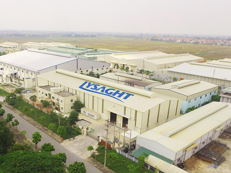 Nhà máy mới của NS BlueScope Lysaght tại Thường Tín (Hà Nội)).