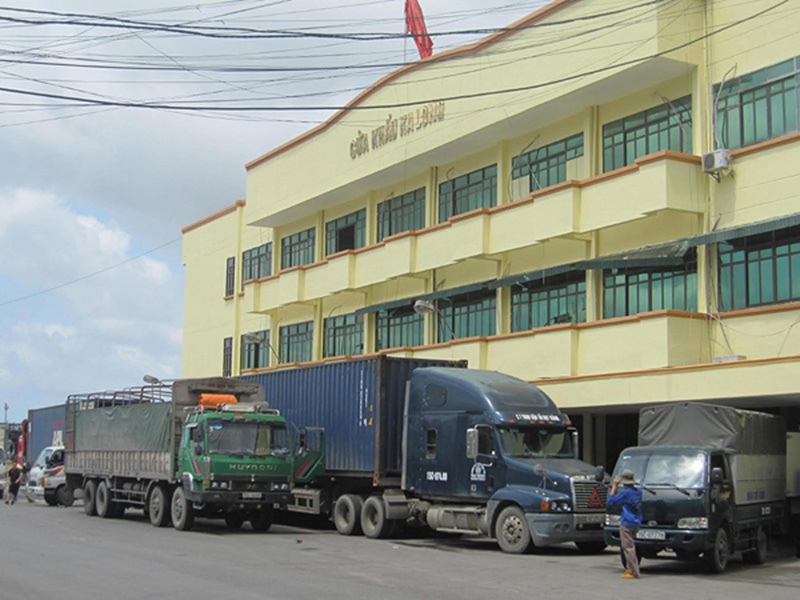 Cửa khẩu Ka Long, Tp Móng Cái - Nơi diễn ra chương trình Tuần OCOP Quảng Ninh trong khuôn khổ hội nghị.