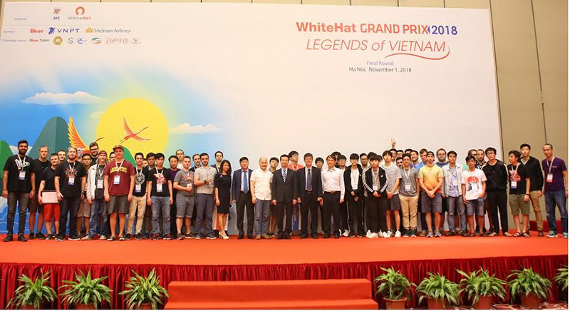 Lễ trao giải cuộc thi WhiteHat Grand Prix 2018.