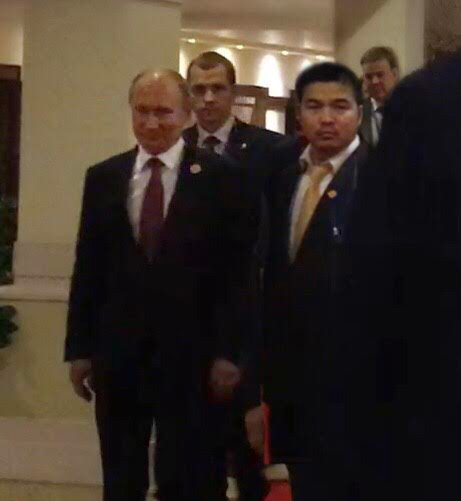 Tỷ phú Mai Vũ Minh và Tổng thống Nga Putin. 