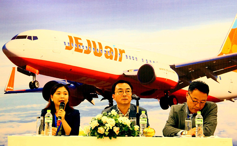 Đây là lần đầu tiên Jeju air tổ chức gặp mặt báo chí và công bố chiến lược tại Việt Nam.