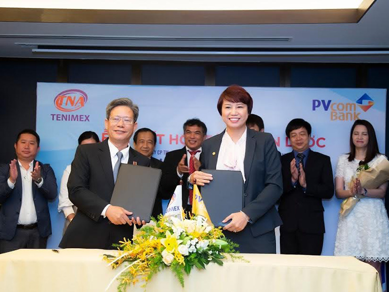 Ký kết thỏa thuận tài trợ vốn ngắn hạn giữa công ty Thiên Nam và PVcomBank.