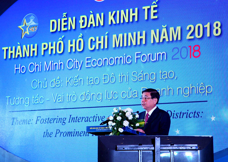 Chủ tịch UBBDTP Nguyễn Thành Phong phát biểu khai mạc. Ảnh: Lê Toàn
