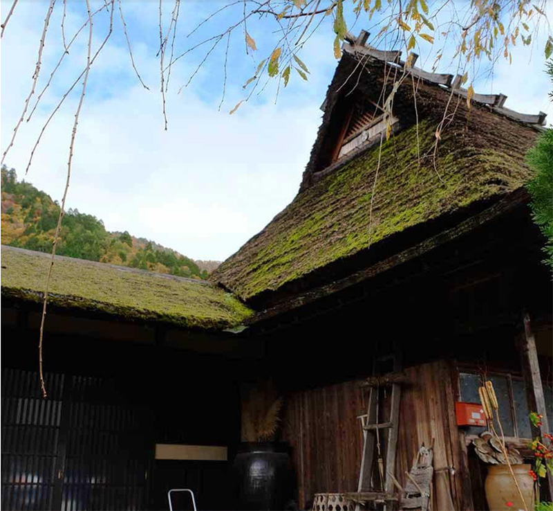 Ngôi nhà cổ nhất trong làng đã được xây dựng từ cuối thời kỳ Edo (1603-1868), nay vẫn được bảo tồn và tôn tạo rất tốt.