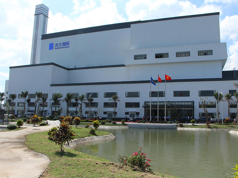 Nhà máy xử lý chất thải rắn (rác thải sinh hoạt) phát điện Cần Thơ, ảnh Thanh Bình.