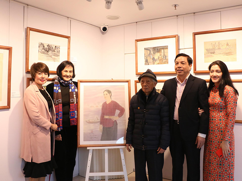 Triển lãm được coi như một món quà chào sinh nhật lần thứ 88 mà Tập đoàn Thái Bình Dương gửi đến họa sĩ Nguyễn Thụ