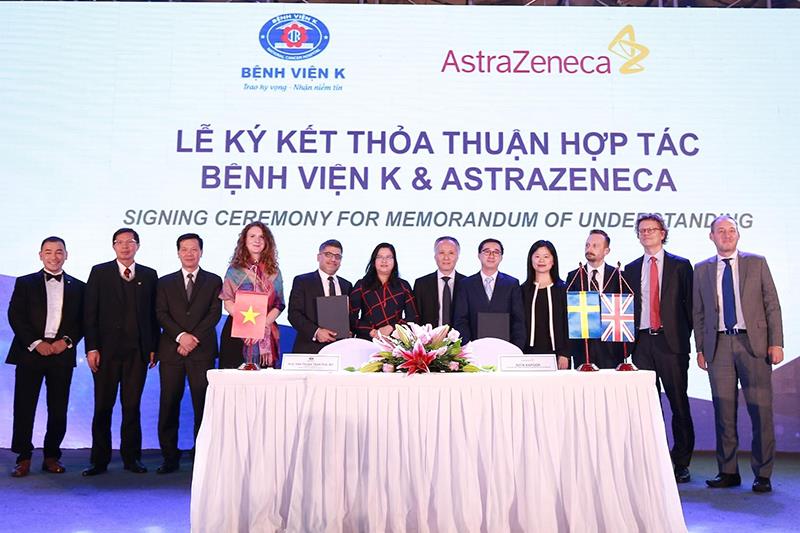 AstraZeneca hợp tác với Bệnh viện K nhằm tăng cường chất lượng điều trị ung thư và lợi ích cho bệnh nhân.