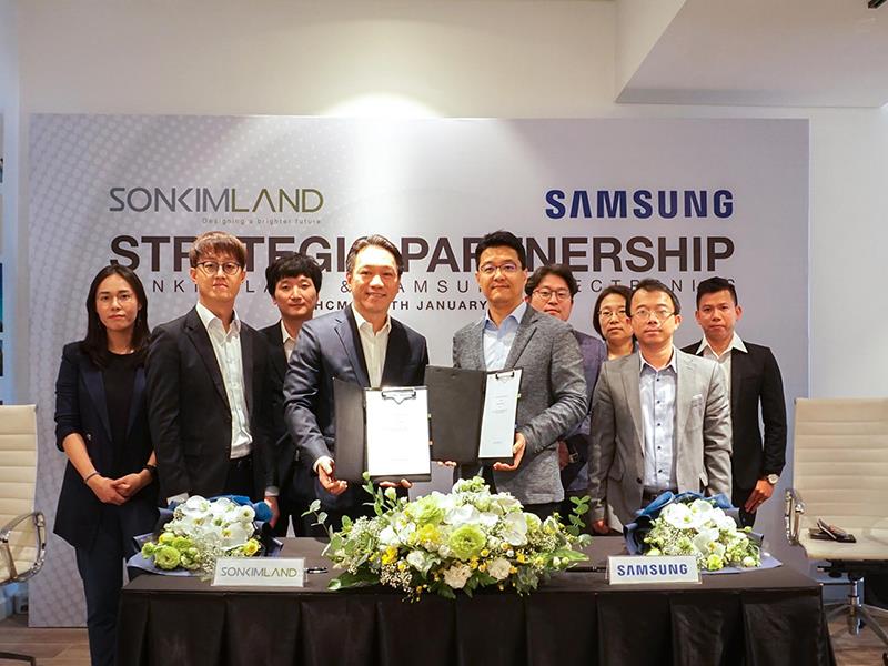 Samsung Vina và SonKim Land ký thỏa thuận hợp tác chiến lược.