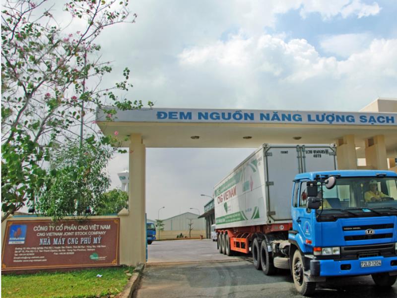 Nhà máy sản xuất CNG đầu tiên của CNG Việt Nam đặt tại KCN Phú Mỹ I, Tỉnh Bà Rịa – Vũng Tàu.