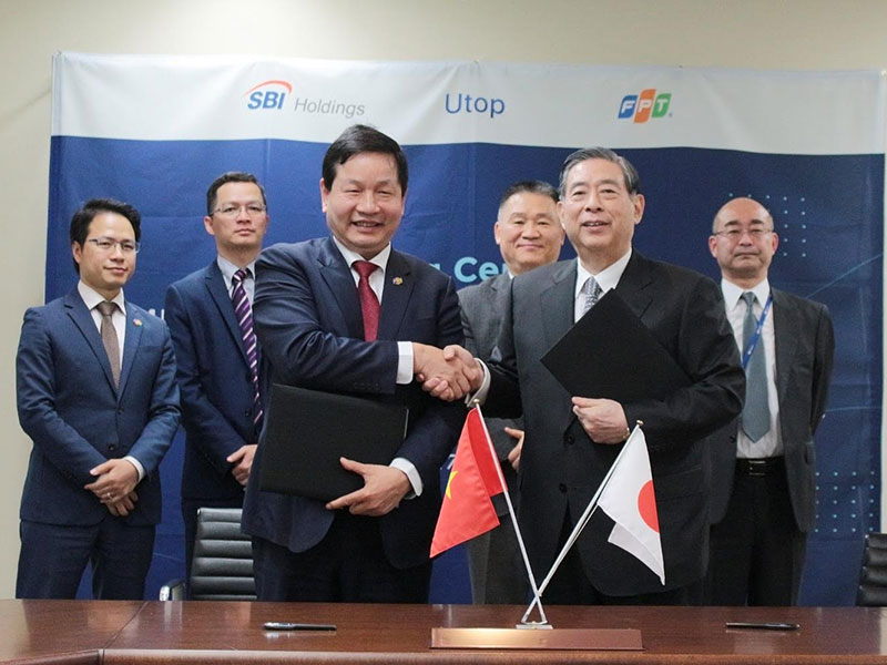 Quỹ đầu tư SBI Holdings cùng FPT đã ký thỏa thuận hợp tác đầu tư vào Utop.