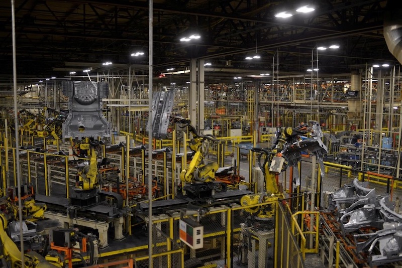 Sản xuất công nghiệp Mỹ lao dốc trong tháng 8/2019. (Ảnh: Reuters)