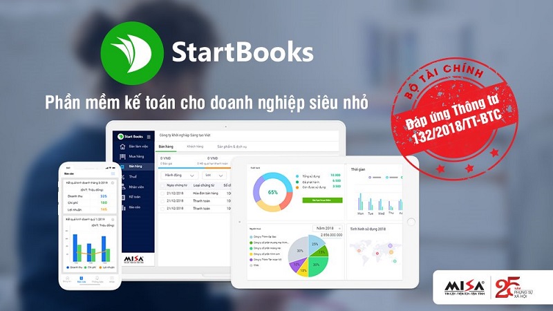 MISA StartBooks giải quyết bài toán kế toán dịch vụ cho các startup Việt.