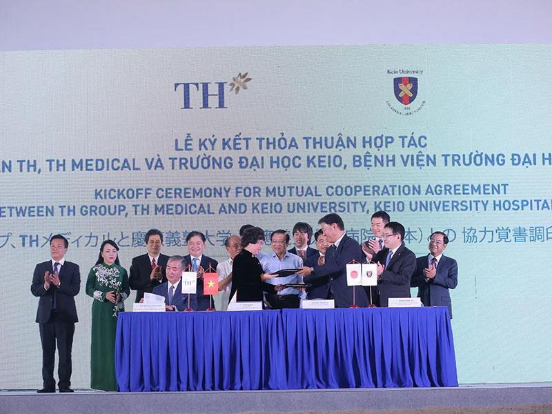 Tập đoàn TH, TH Medical và Đại học Keio, Bệnh viện Keio ký thỏa thuận hợp tác