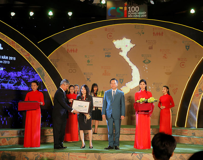 HEINEKEN Việt Nam được vinh danh doanh nghiệp Phát triển bền vững 2019.