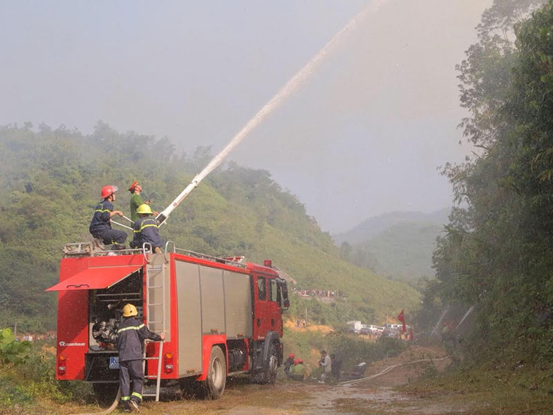 Diễn tập chữa cháy rừng cấp quốc gia 2019 cục Kiểm Lâm