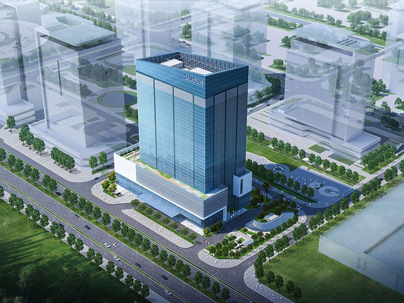 Trung tâm R&D mới của Samsung dự kiến sẽ hoàn thành vào cuối năm 2020.