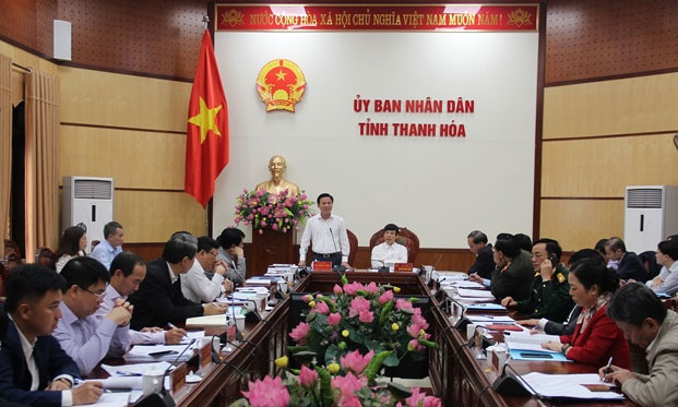 Đồng chí Đỗ Trọng Hưng, Phó Bí thư Thường trực Tỉnh ủy, Trưởng Đoàn ĐBQH tỉnh phát biểu chỉ đạo tại hội nghị.